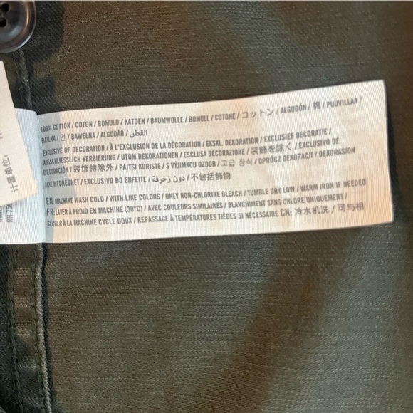 Abercrombie Camo Shacket Jacket size Men's Small - Picture 8 of 8